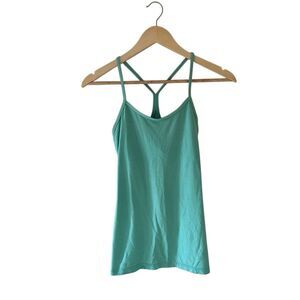 Lululemon Power Y Tank menthol blue Tank top size 4 XS  W1E14S